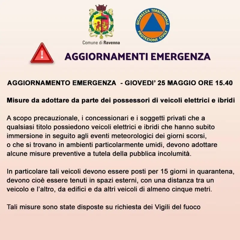 L'ordinanza del Sindaco di Ravenna sulle elettriche e ibride