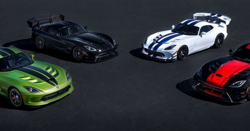 La Dodge Viper compie 25 anni. Ecco le cinque serie speciali