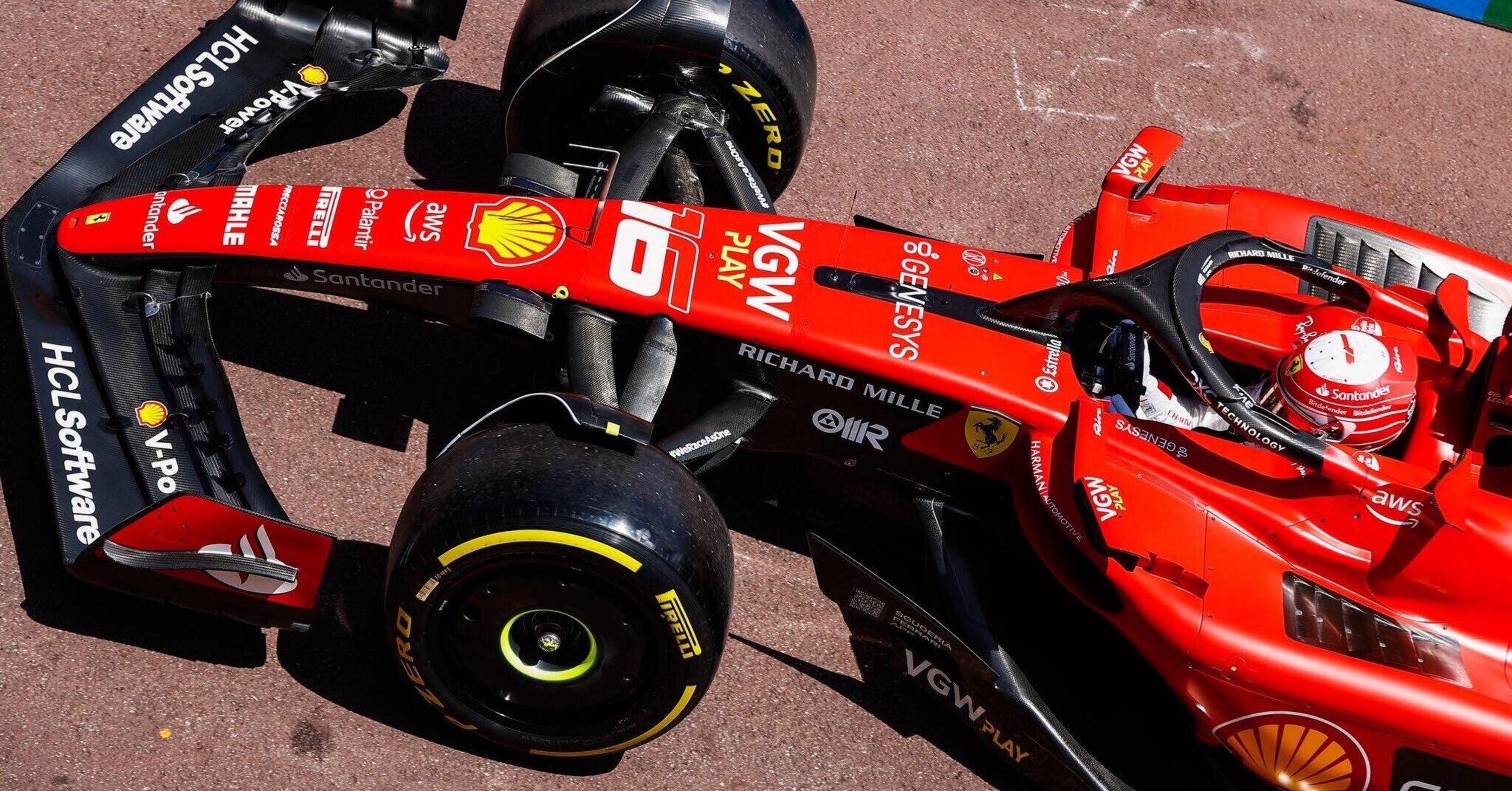 F1, GP Spagna 2023: Ferrari di Leclerc partir&agrave; dalla pit lane