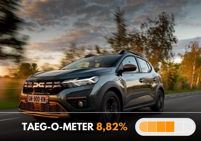 Dacia Sandero Stepway GPL 3 anni a 149 euro, 4.100 euro di anticipo e maxirata