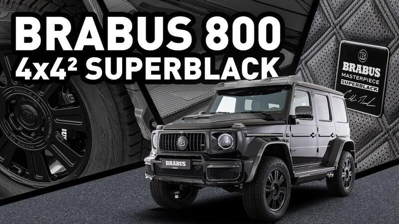 Brabus 800 Superblack: la Classe G non ha limiti [VIDEO]