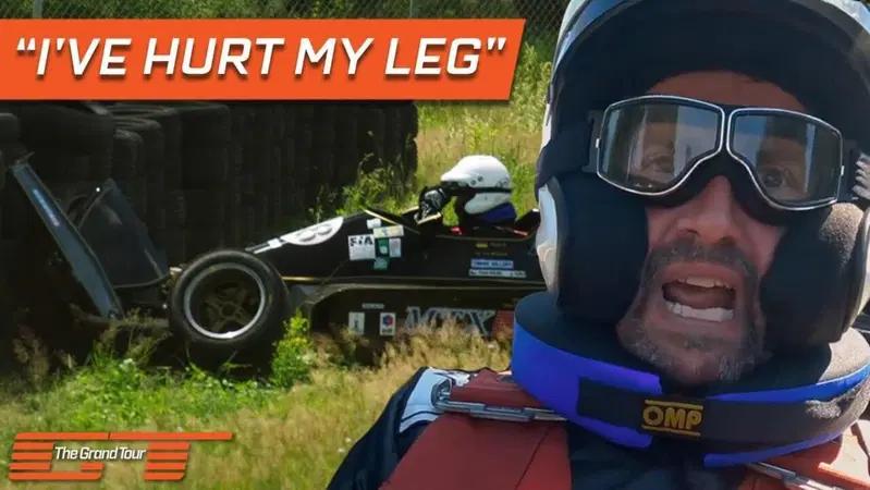 The Grand Tour, Richard Hammond ha un incidente. Arriva James May con "l'ambulanza" [VIDEO]
