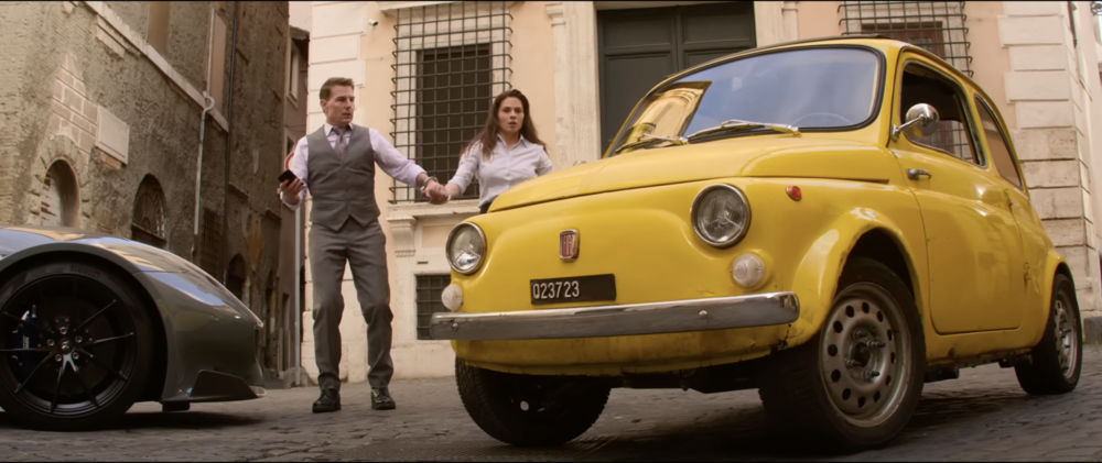 Fiat 500 nel trailer di Mission Impossible - Dead Reckoning