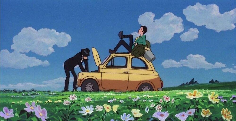 Lupin III e la sua Fiat 500 gialla