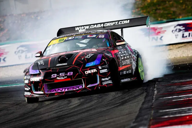 Elena Zaniol nelle qualifiche del Campionato Italiano Drifting a Varano de' Melegari