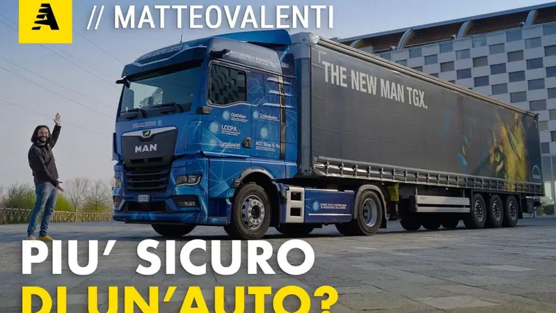 Un camion pi&ugrave; avanzato di un'auto? Tutti i sistemi di sicurezza del MAN TGX [Video]
