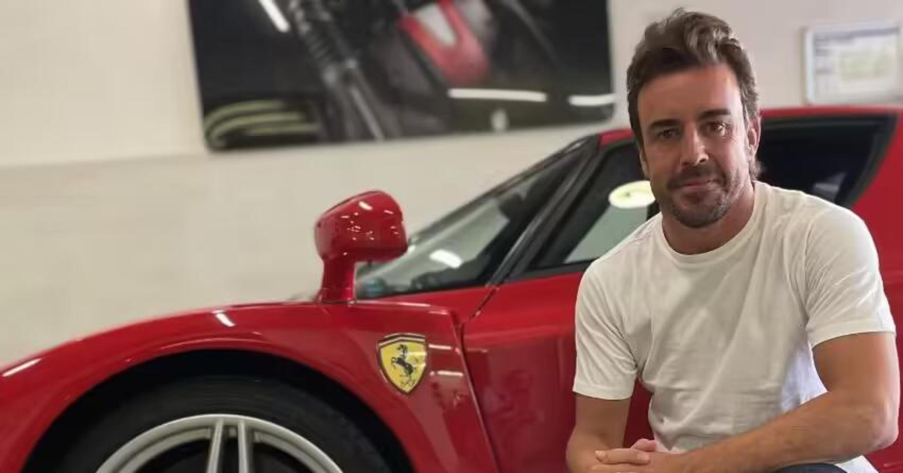 La Ferrari Enzo di Alonso &egrave; stata venduta per 5,4 milioni di euro