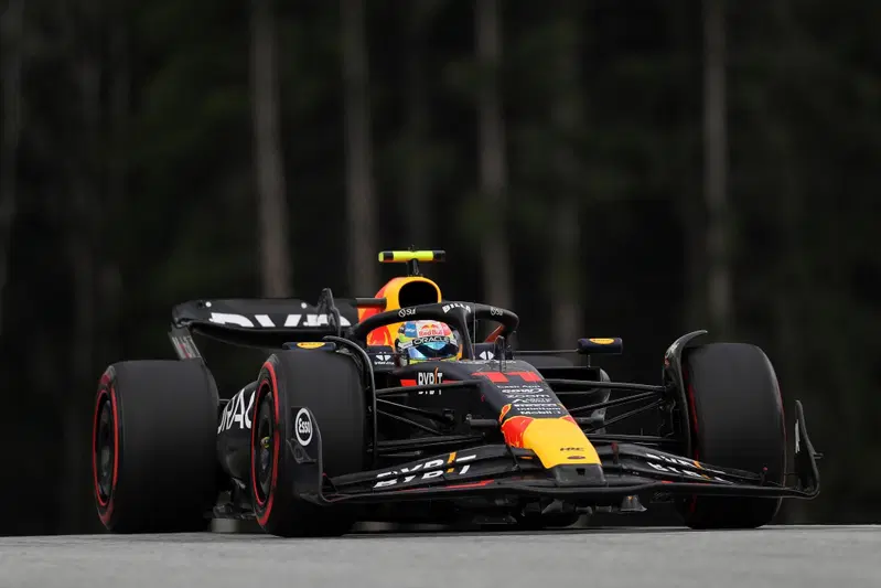 Sergio Perez scatter&agrave; dal quindicesimo posto nel GP d'Austria 2023 di F1