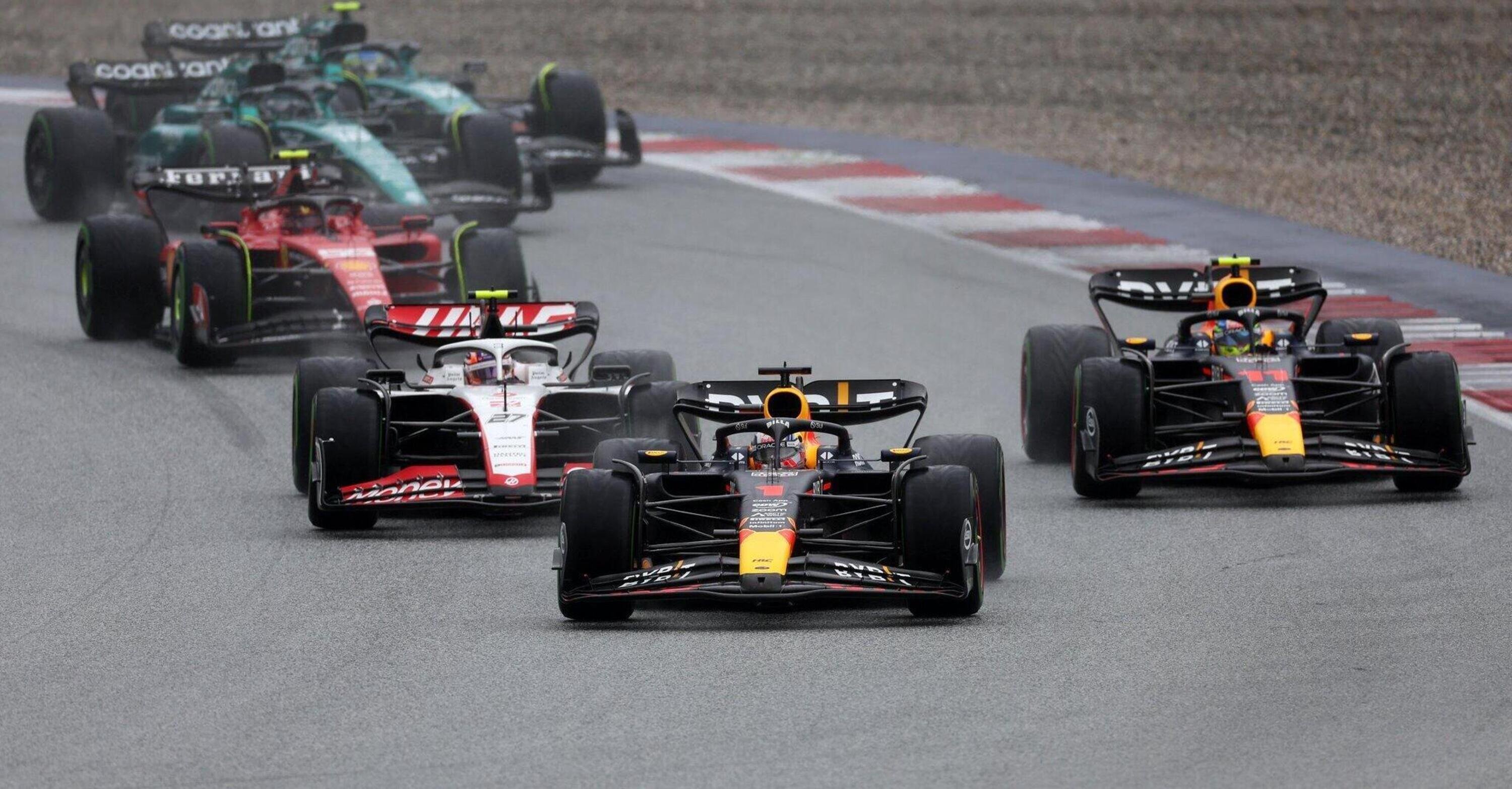 F1 GP Austria 2023: Risultati Sprint. Vince Verstappen davanti a Perez e la Ferrari di Sainz