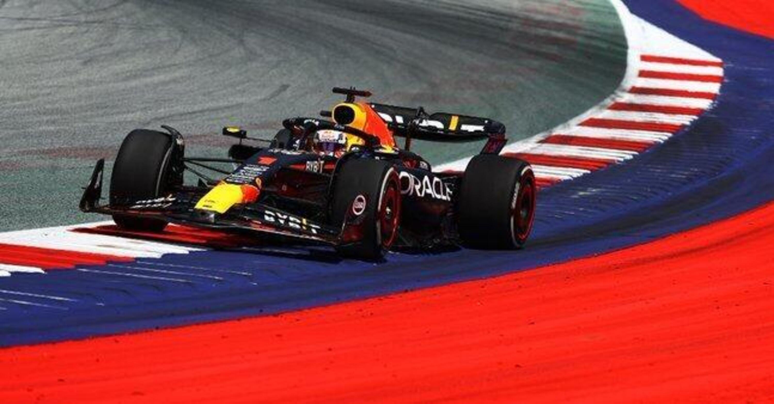F1 GP Austria 2023: Vince Verstappen, Leclerc 2&deg; e conclude il podio Perez