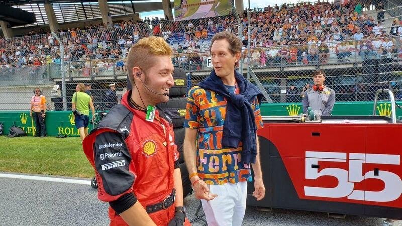F1 GP Austria 2023: il debutto in pista in Ferrari di Boccafogli