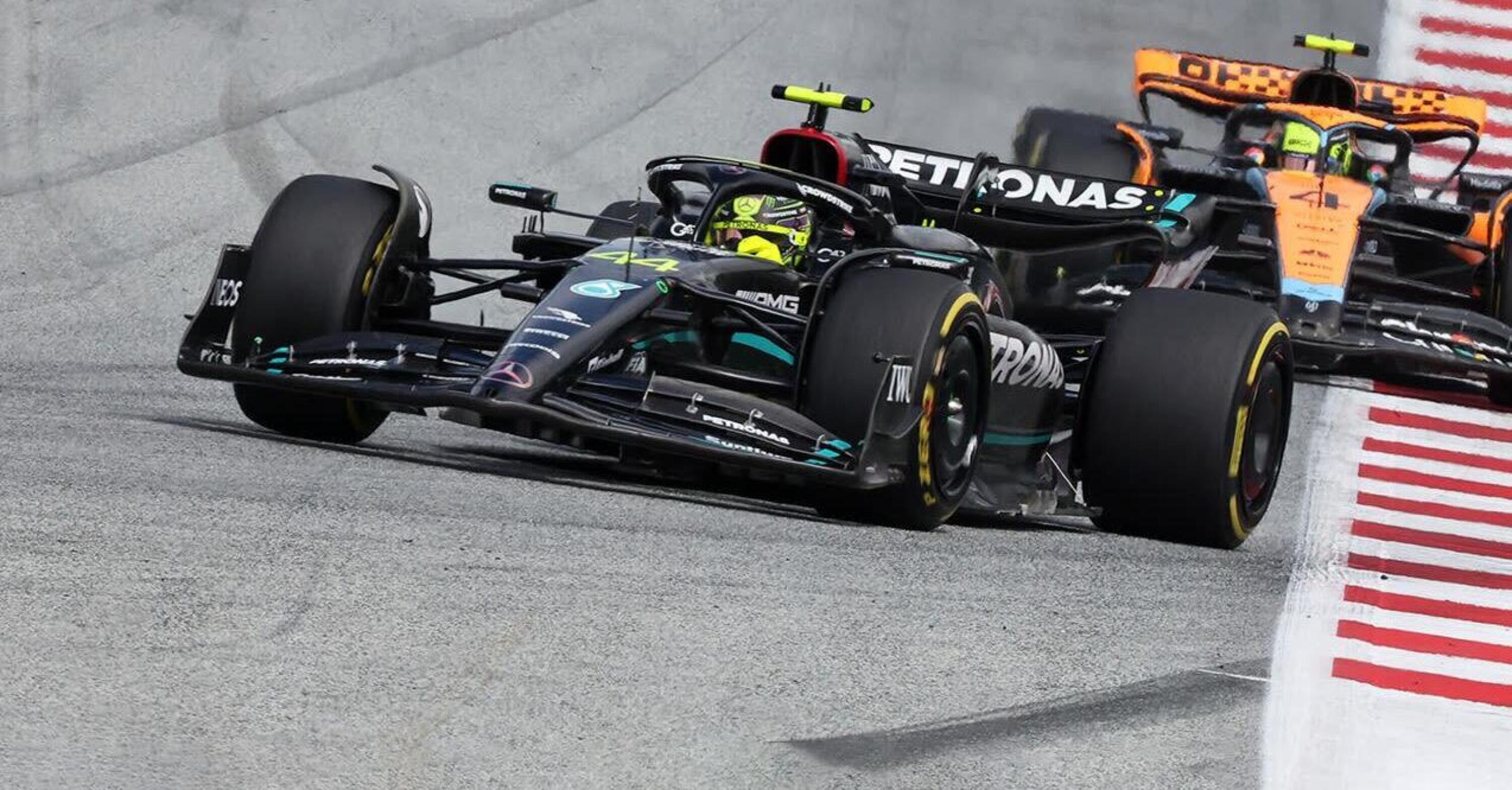 F1, GP Austria 2023: Mercedes sottotono, Hamilton: &quot;Non ci aspettavamo di essere cos&igrave; lenti&quot;