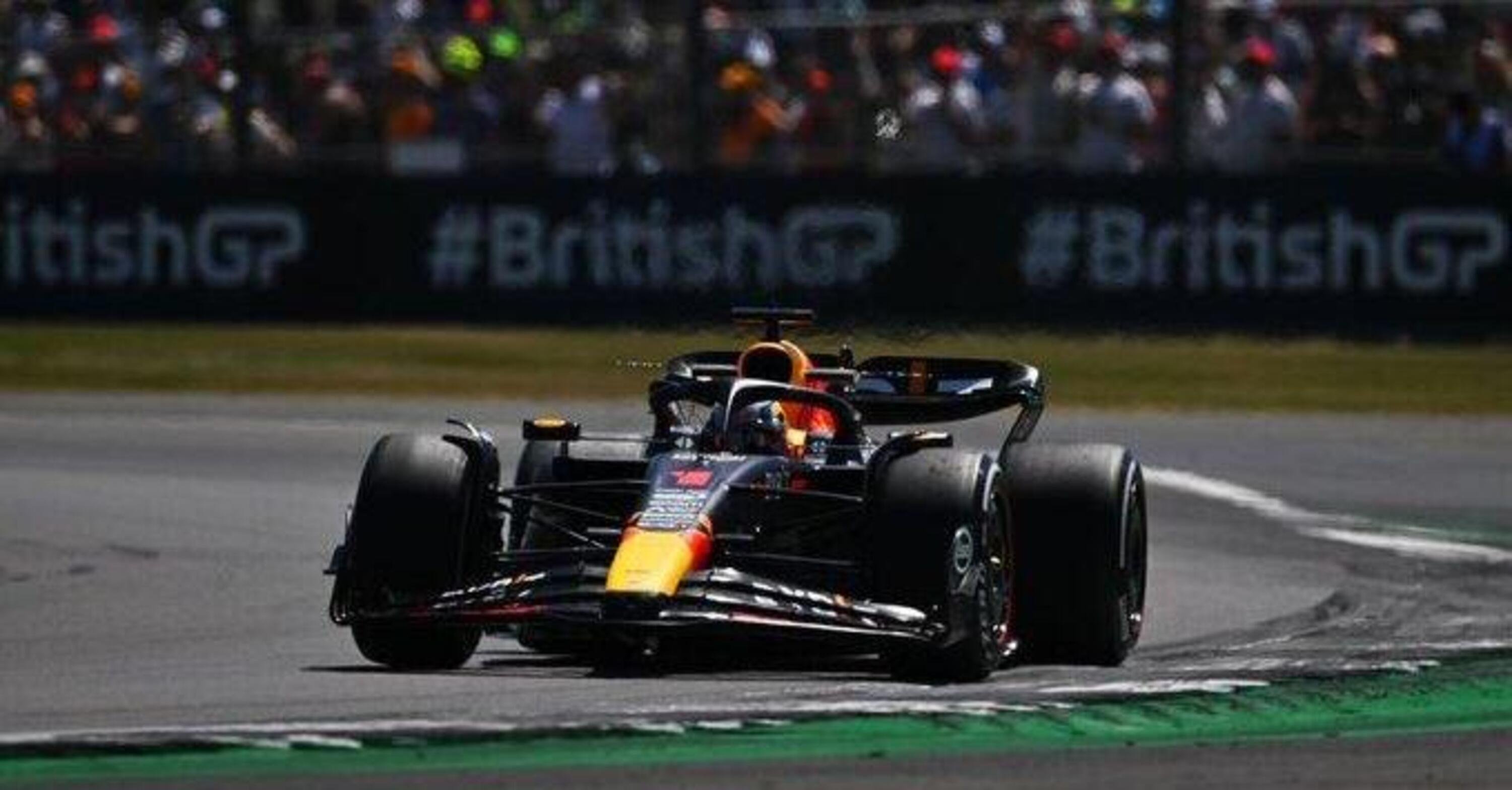 F1 GP Gran Bretagna 2023, Risultati FP2: Verstappen 1&deg; davanti a Sainz e Albon. Ferma ai box la Ferrari di Leclerc