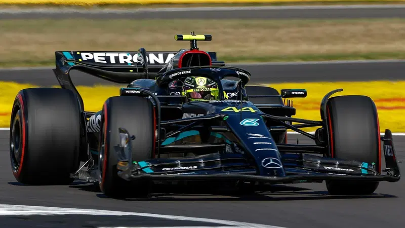 F1 GP Gran Bretagna 2023: Mercedes. Hamilton:"Non siamo stati abbastanza veloci"