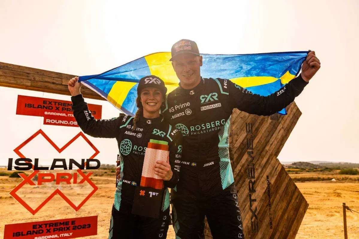 Extreme E 2023, Round 4. Island X Prix 1 a Kristofferson – Ahlin Kottulinsky 