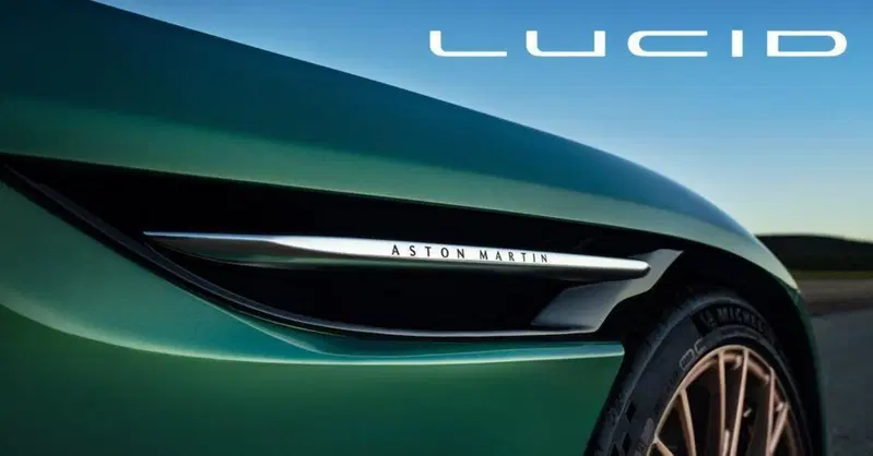 Aston Martin elettrica nel 2025: accordo con l'americana Lucid