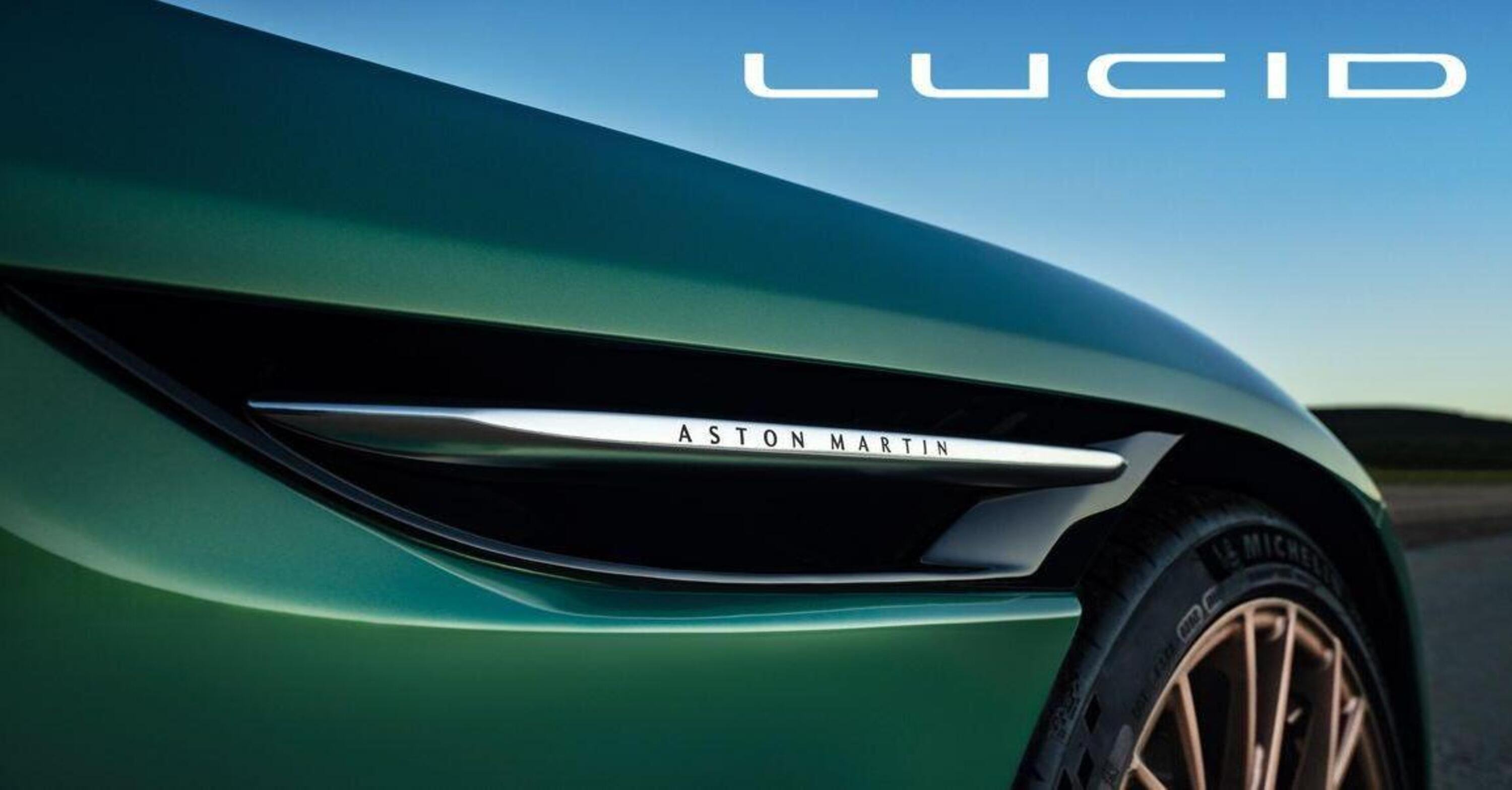 Aston Martin elettrica nel 2025: accordo con l&#039;americana Lucid