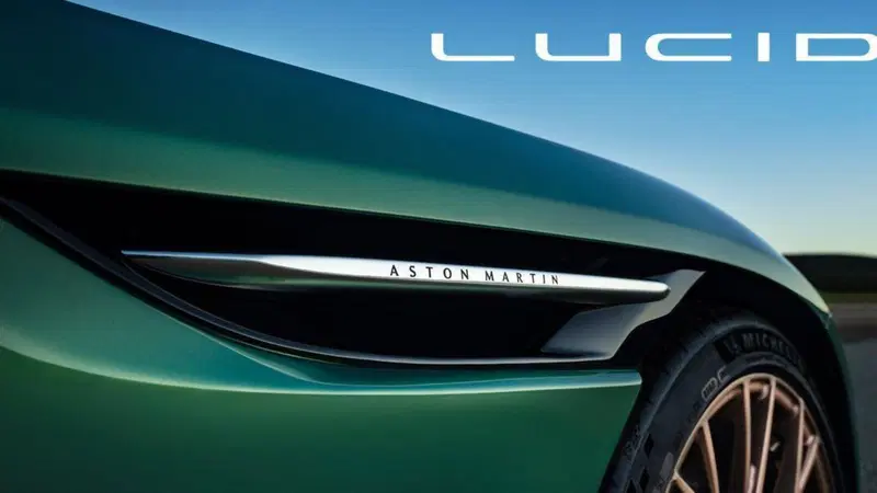 Aston Martin elettrica nel 2025: accordo con l'americana Lucid