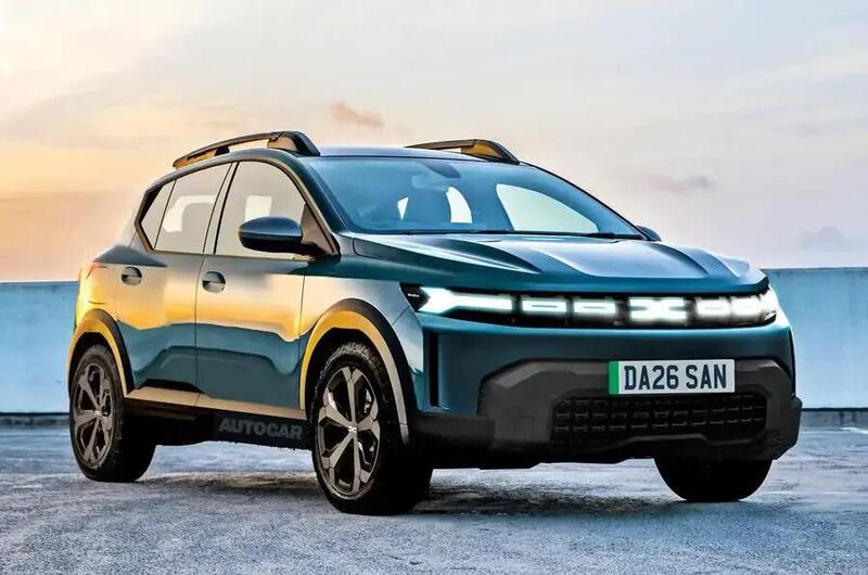 Autocar harealizzato un render della Sandero Elettrica