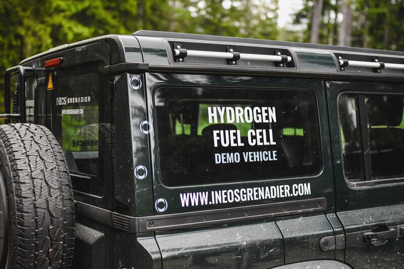 Ineos Grenadier sperimentale a fuel cell