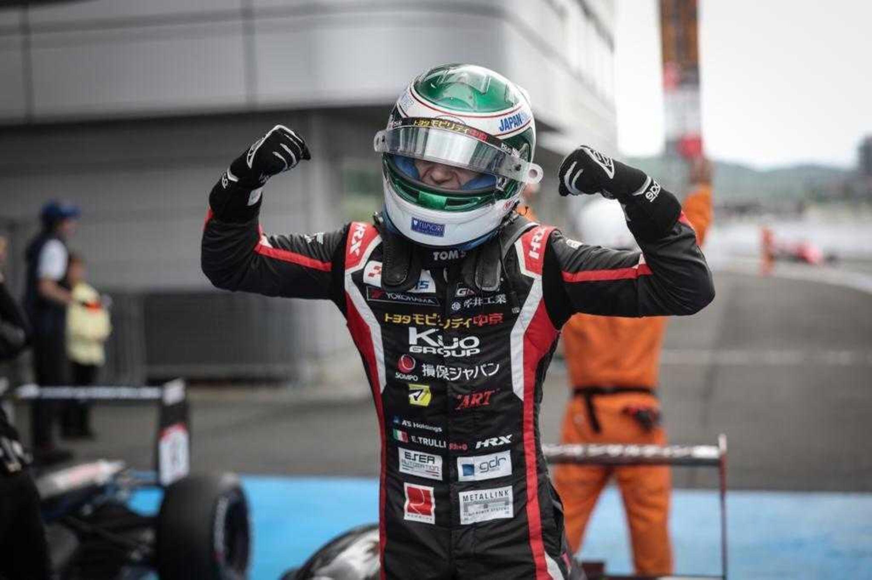 Superformula Light. Enzo Trulli: Bis al Fuji in gara 3 dalla pole alla vittoria e giro veloce