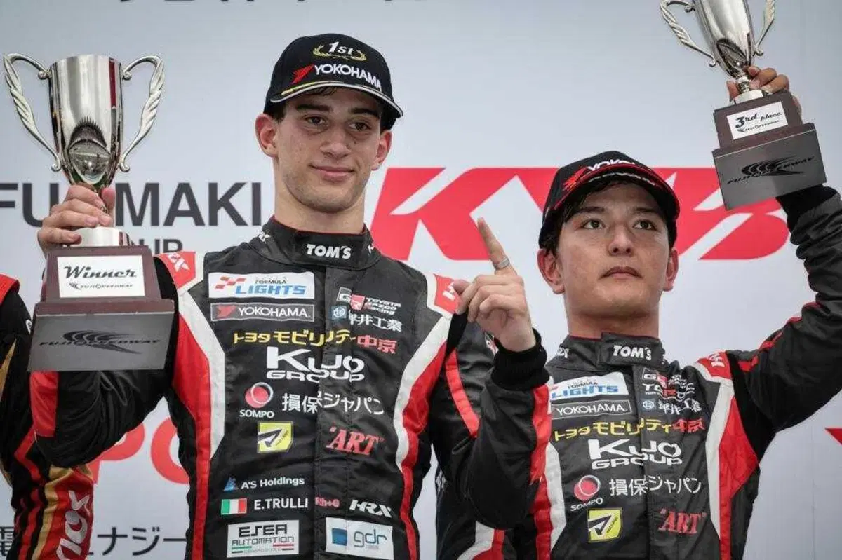 Superformula Light. Enzo Trulli: Bis al Fuji in gara 3 dalla pole alla vittoria e giro veloce (6)