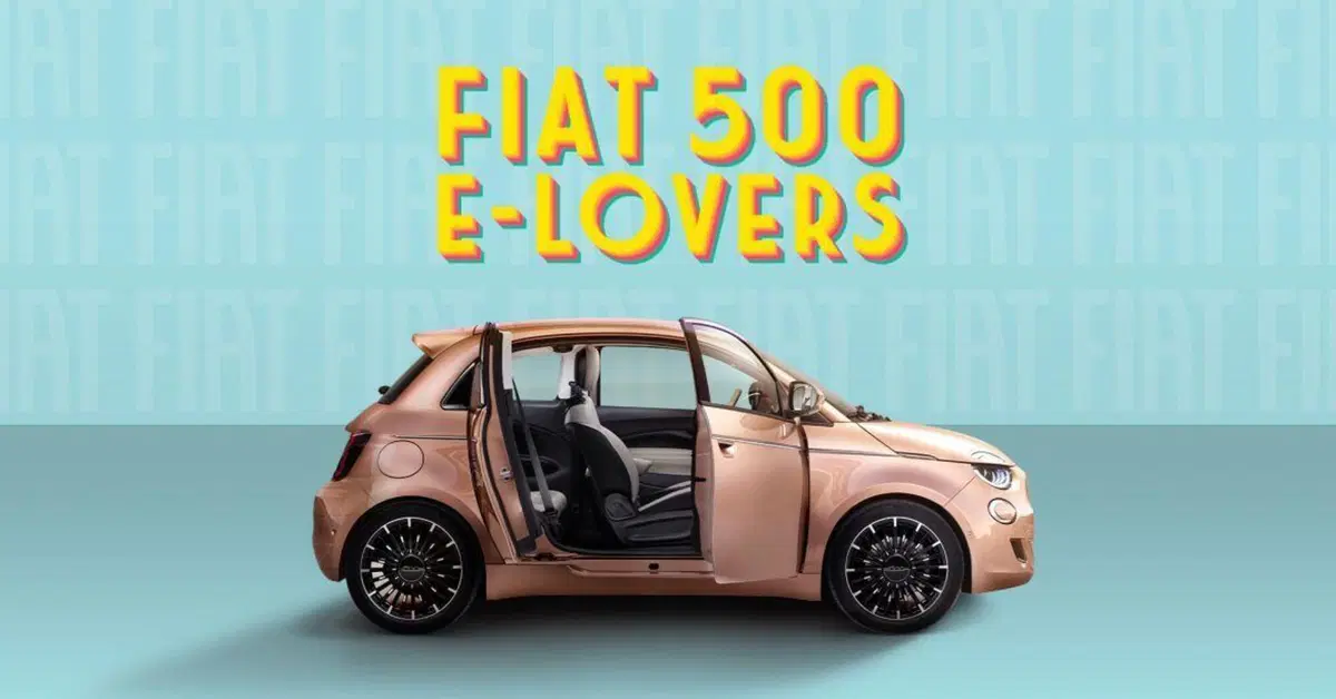 Con Fiat 500 E-Lovers i proprietari dell'elettrica diventano ambassador della sostenibilit&agrave; 