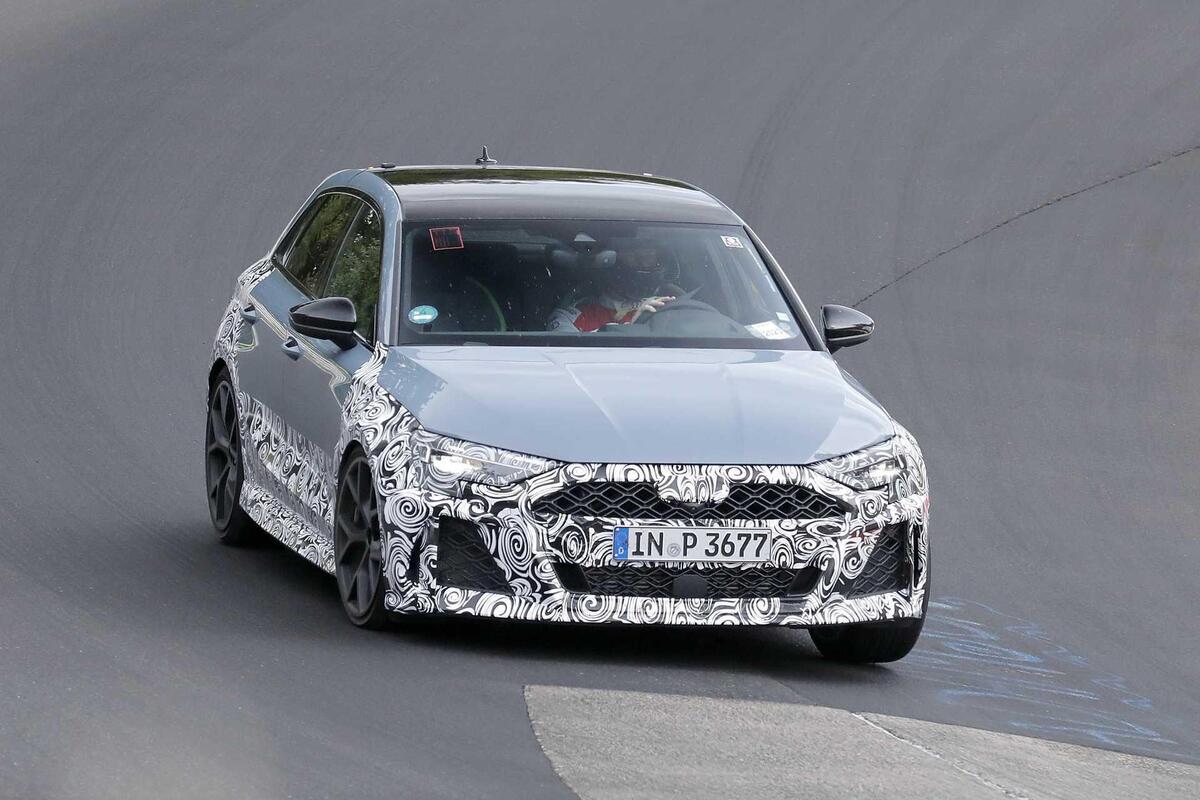 Audi RS3, arriva il facelift 2024 al Nurburgring [Foto Spia] News