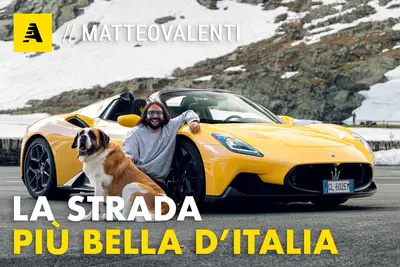 La storia della strada pi&ugrave; bella d'Italia | Il Gran San Bernardo con Maserati MC20 [Video]
