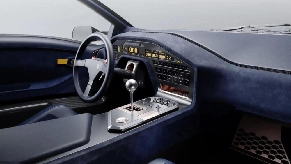 Gli interni della Lamborghini Diablo Eccentrica Cars