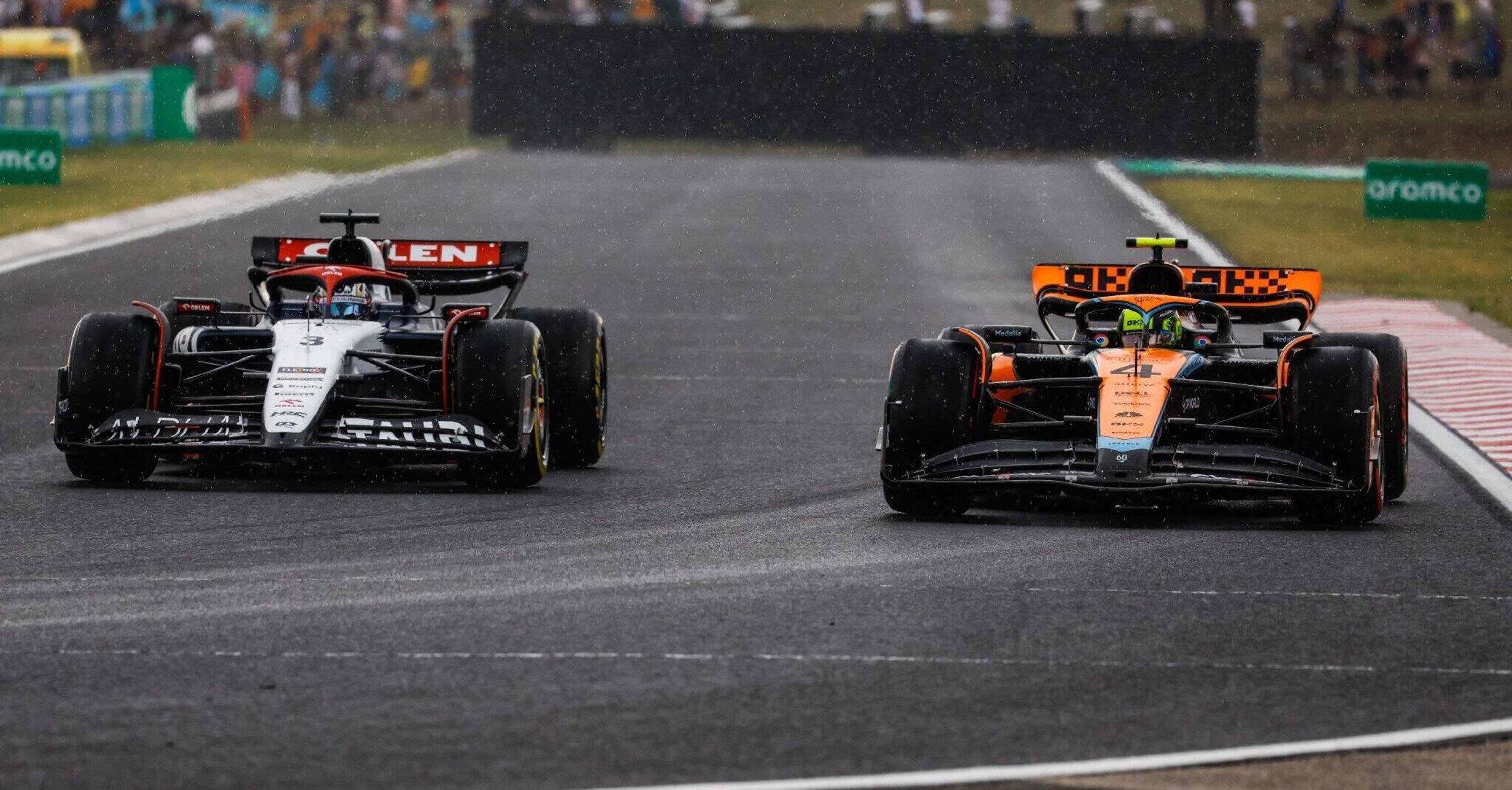 F1, GP Ungheria 2023. Norris contento della sua McLaren ma &quot;attenti alla qualifica&quot;