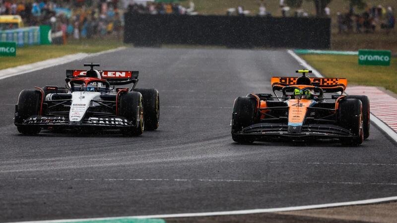 F1, GP Ungheria 2023. Norris contento della sua McLaren ma &quot;attenti alla qualifica&quot;