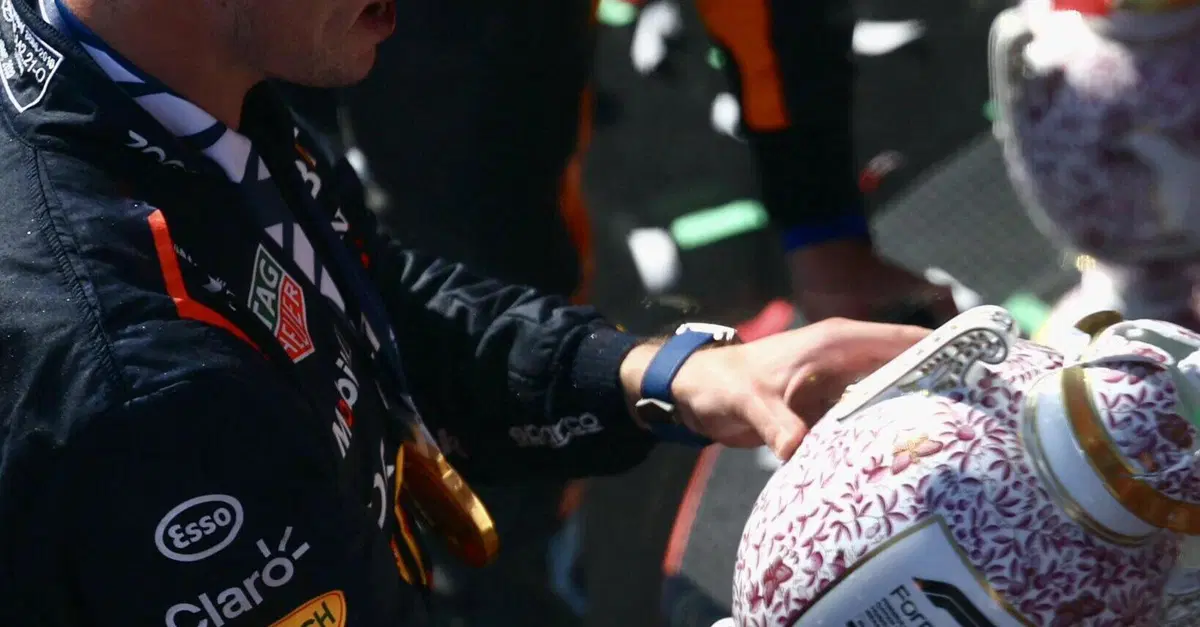 F1. Furia ungherese contro Norris per aver rotto il trofeo: "Almeno chieda scusa"