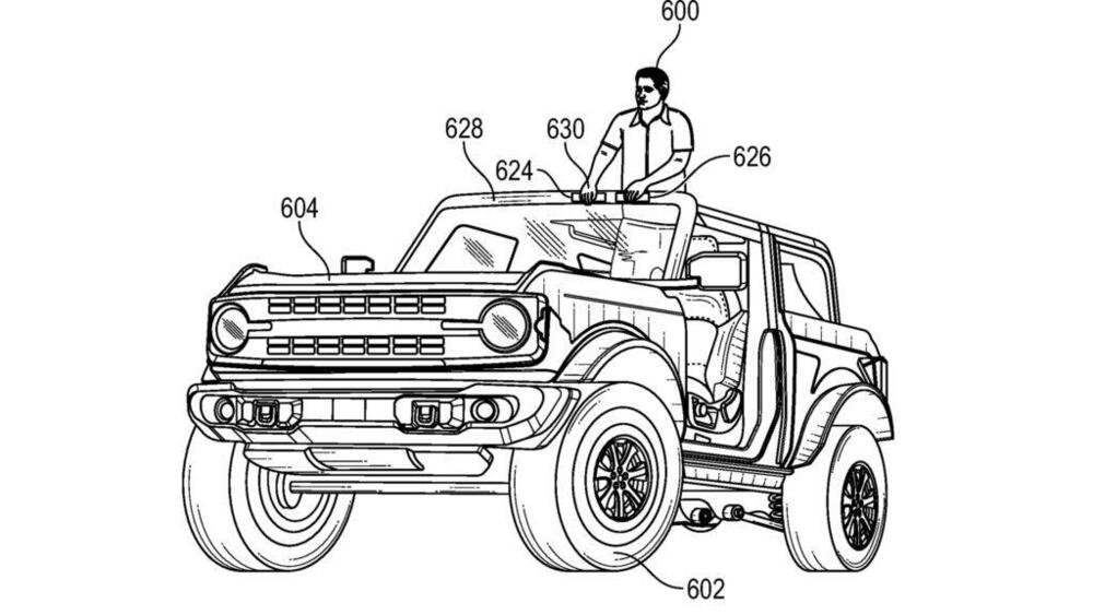 Esterno del brevetto Ford Bronco