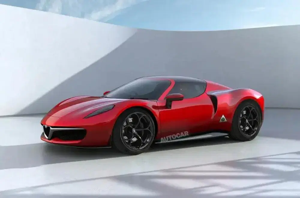 L'Alfa Romeo 33 Stradale in un rendering di Autocar