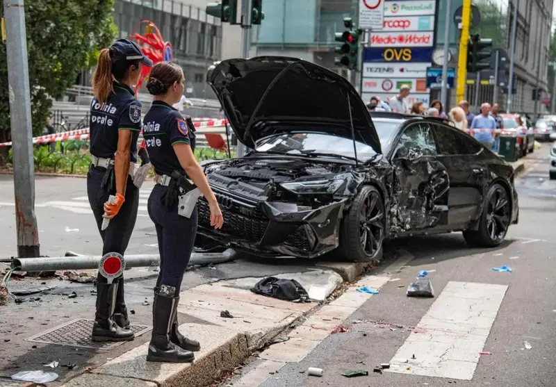 L'incidente in Viale Umbria a Milano del 1&deg; agosto