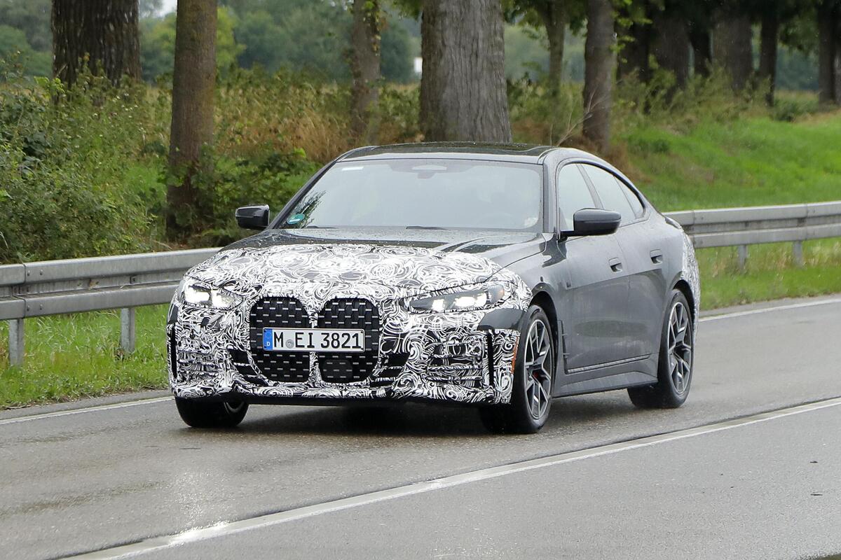BMW Serie 4 Gran Coupé, ecco le foto spia del nuovo Facelift 2024 ...