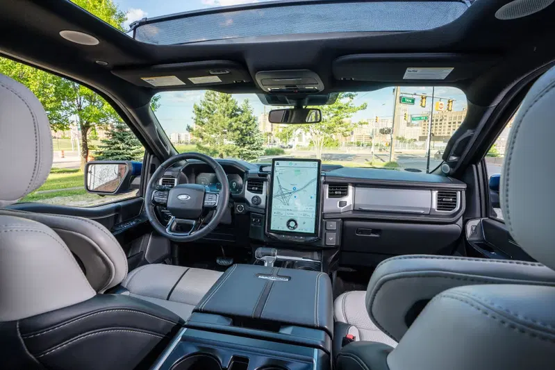 Gli interni della nuova Ford F-150 Lightning