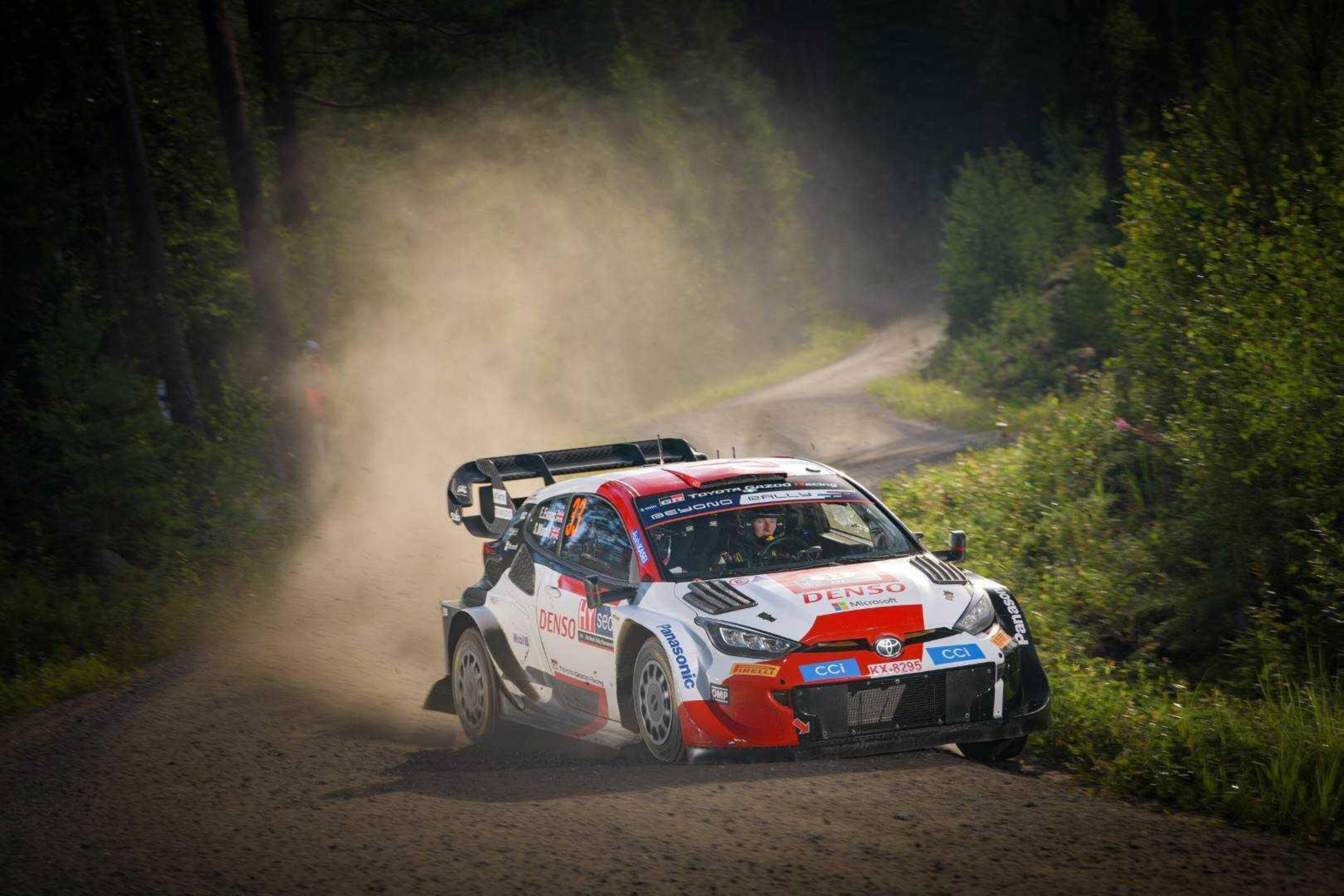 WRC23. Rally Finlandia. L&rsquo;A Plomb Irresistibile di Evans-Martin, Toyota