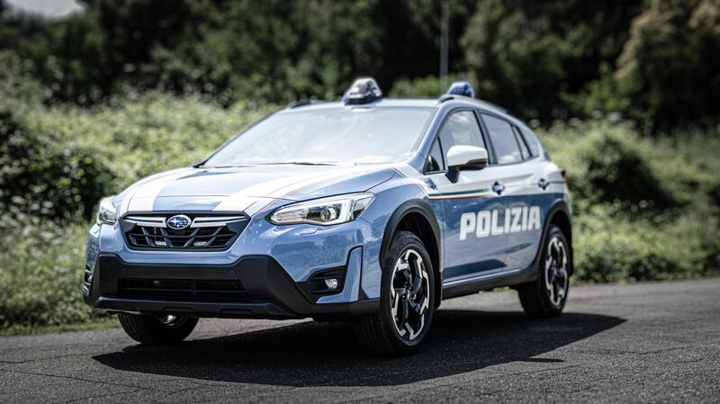 La Subaru XV in divisa arruolata in Polizia