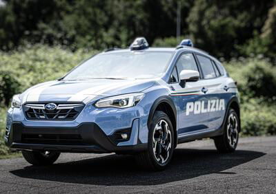 La Subaru XV in divisa arruolata in Polizia