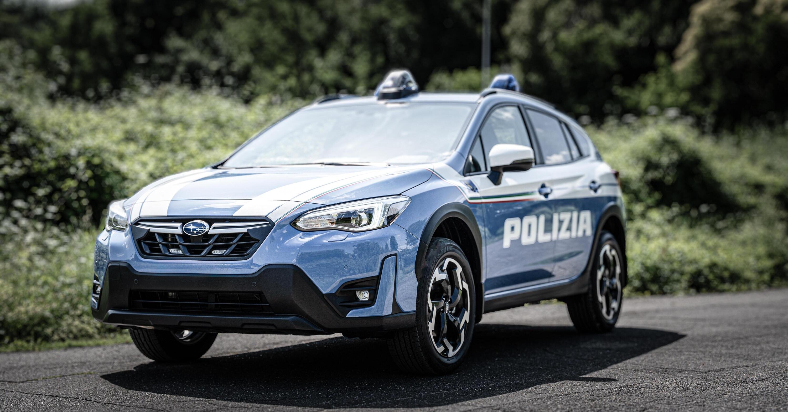 La Subaru XV in divisa arruolata in Polizia