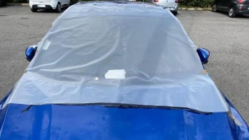 Auto grandinata, multa al proprietario dalla Polizia locale