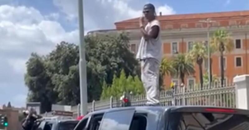 Traffico a Roma, bloccato prima del concerto Travis Scott