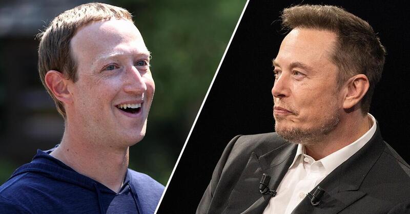 Elon Musk e Mark Zuckerberg; botte all&#039;ultimo dollaro, ma sar&agrave; per beneficienza