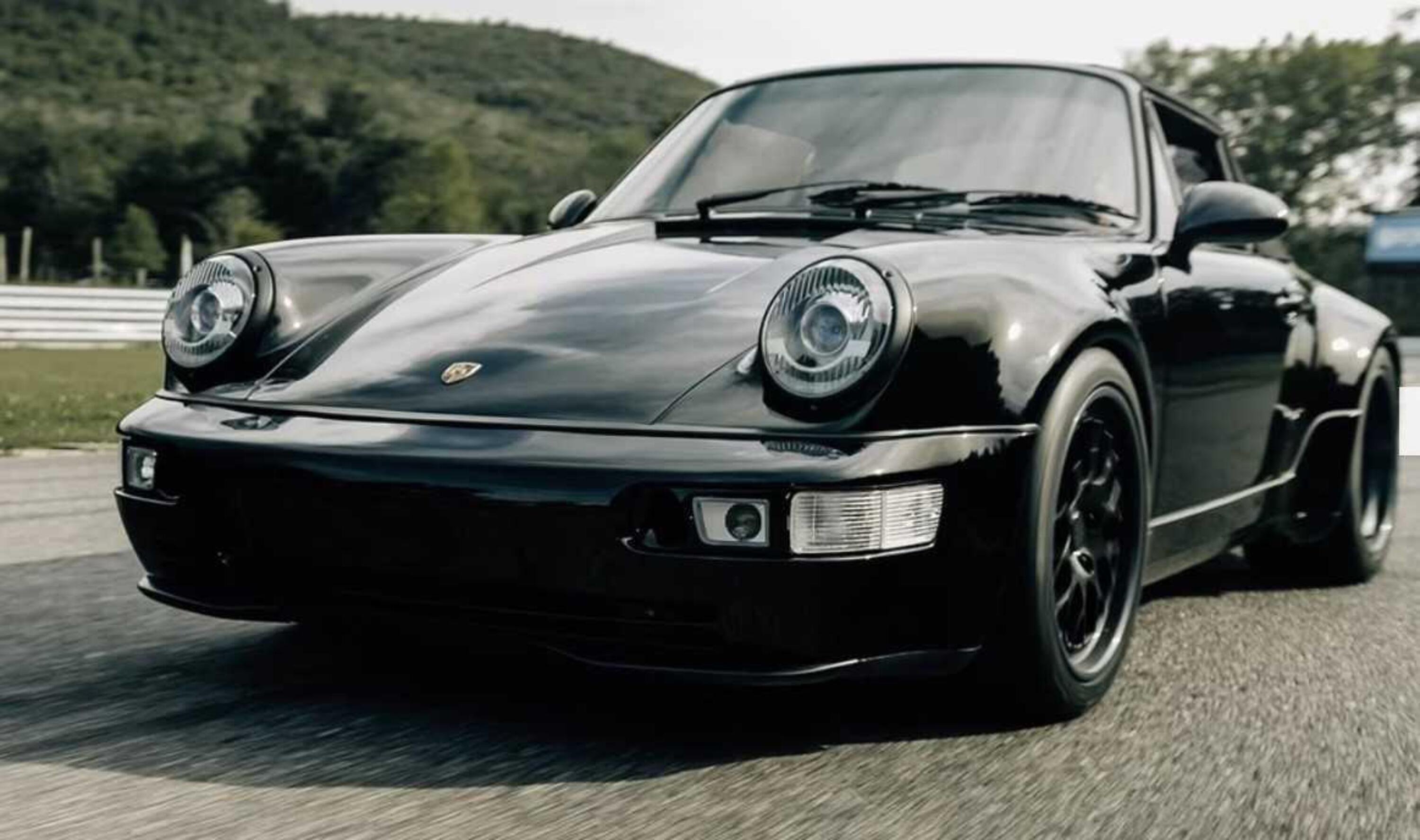 Porsche+Tesla: la 911 Blackbird di Sacrilege Motors va a batterie 
