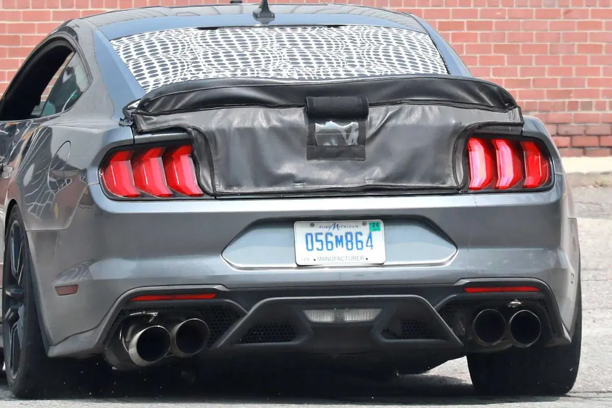 Ford Mustang GT500, edizione speciale in arrivo nel 2024 [Foto Spia] (13)