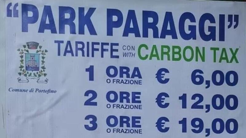 Portofino: parcheggio scontato con l'elettrica