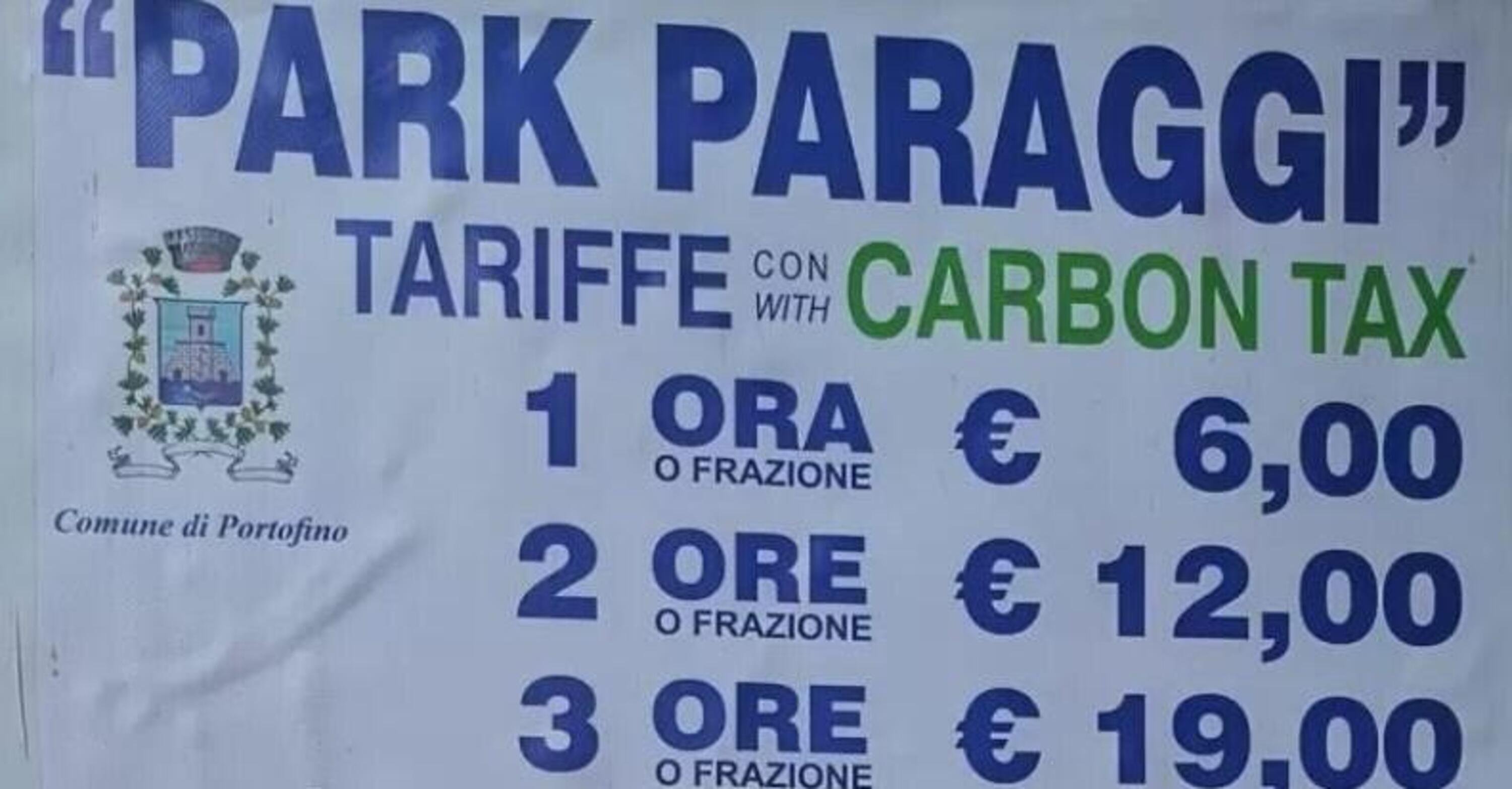 Portofino: parcheggio scontato con l&#039;elettrica