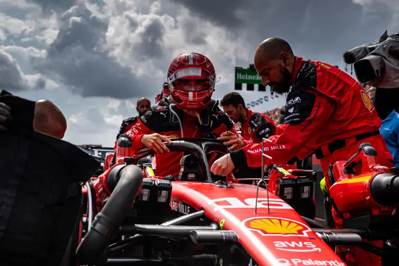 Charles Leclerc si &egrave; ritirato dal GP d'Olanda 2023 di F1